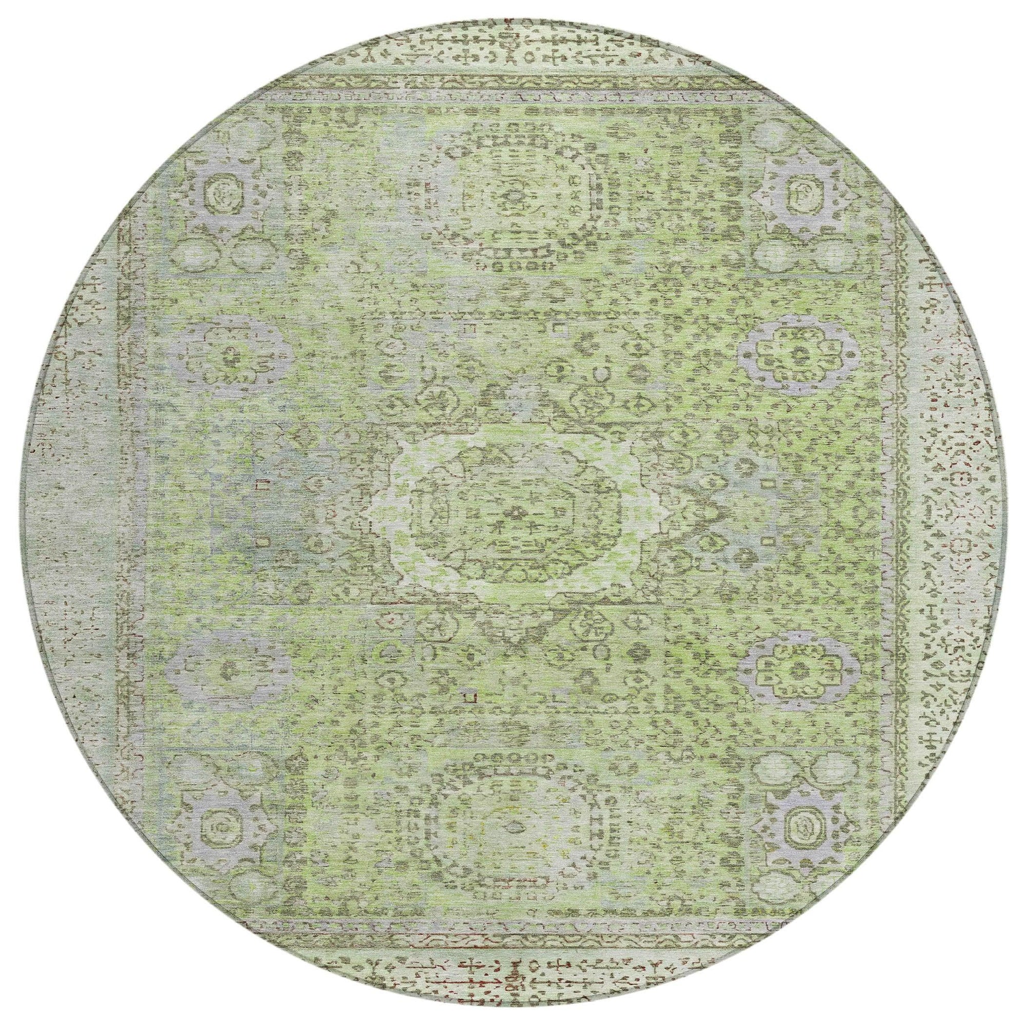 Addison Rugs Irias Aloe Washable Indoor-Outdoor Rug