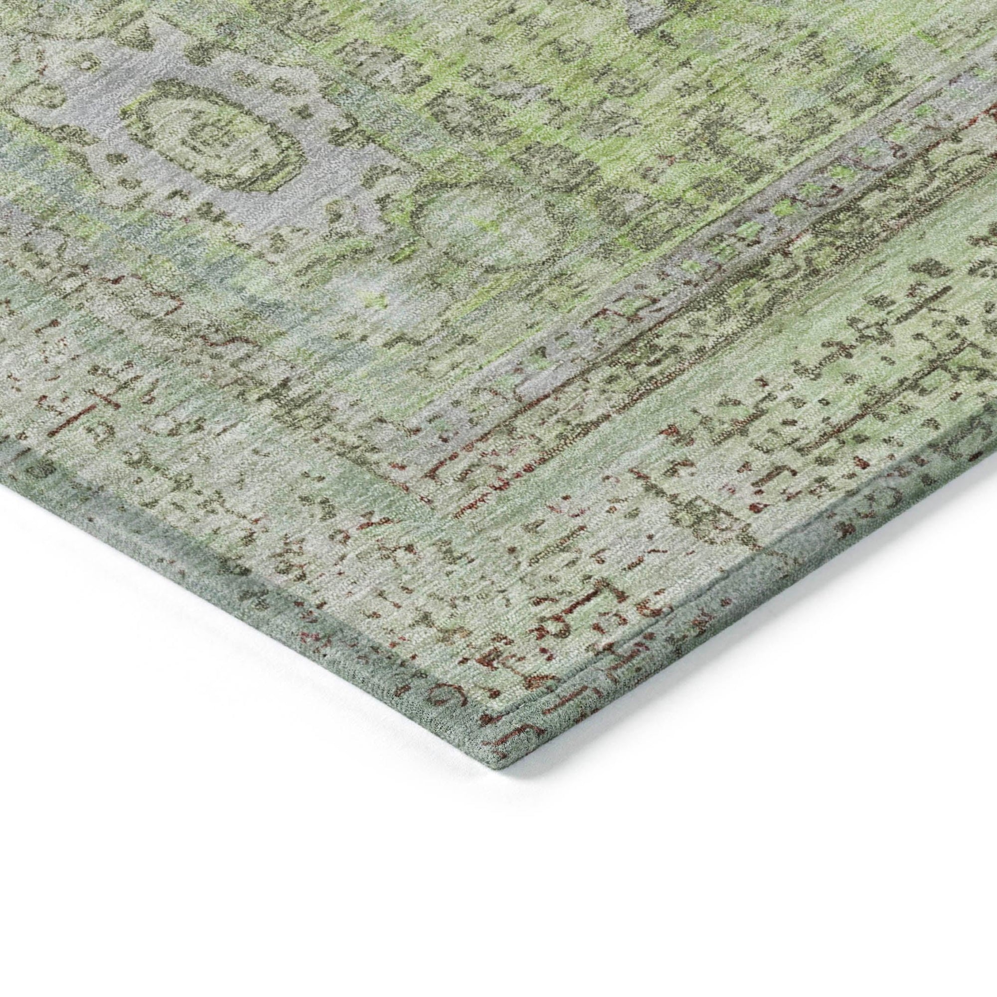 Addison Rugs Irias Aloe Washable Indoor-Outdoor Rug