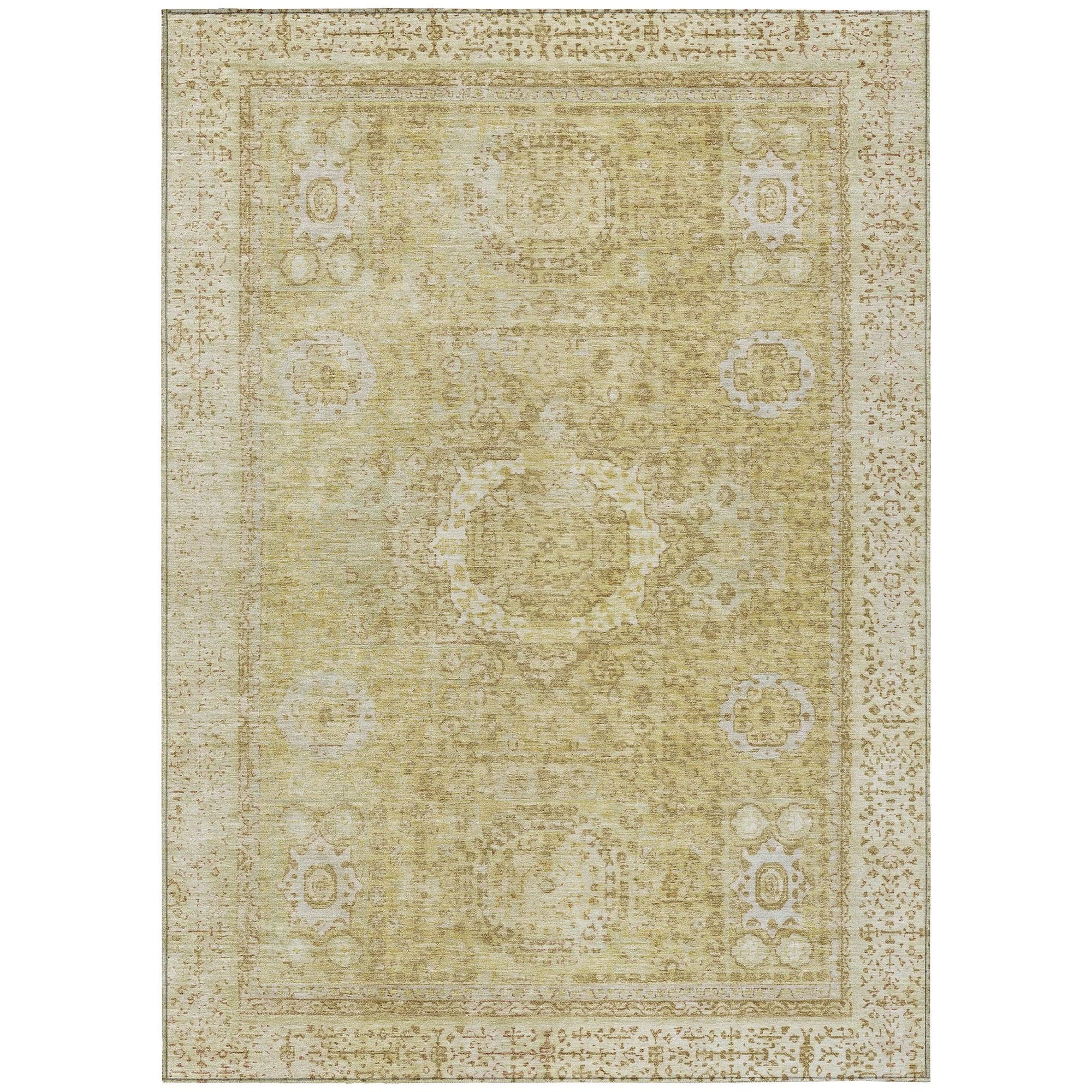 Addison Rugs Irias Beige Washable Indoor-Outdoor Rug