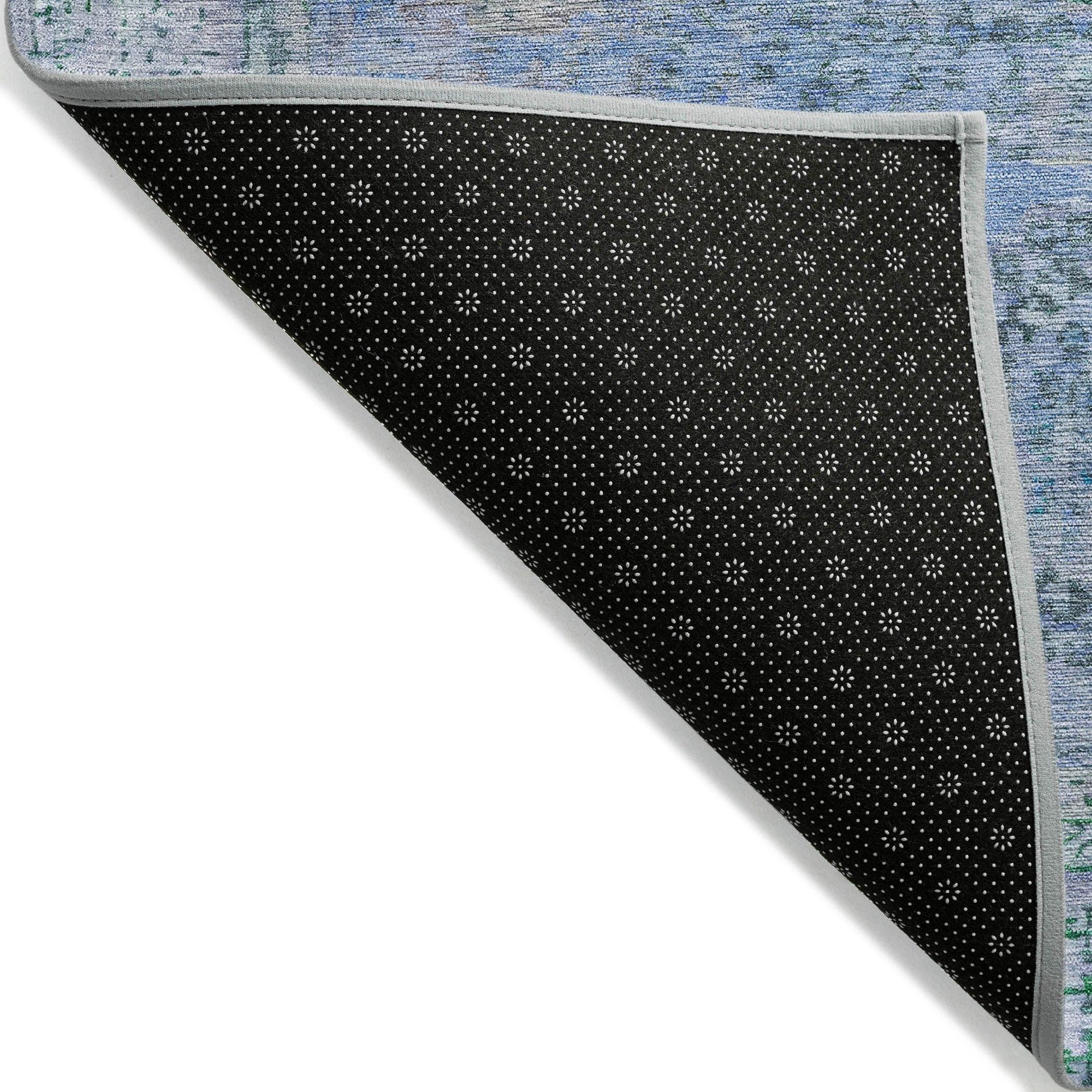 Addison Rugs Irias Blue Washable Indoor-Outdoor Rug