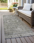 Addison Rugs Irias Gray Washable Indoor-Outdoor Rug