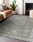 Addison Rugs Irias Gray Washable Indoor-Outdoor Rug