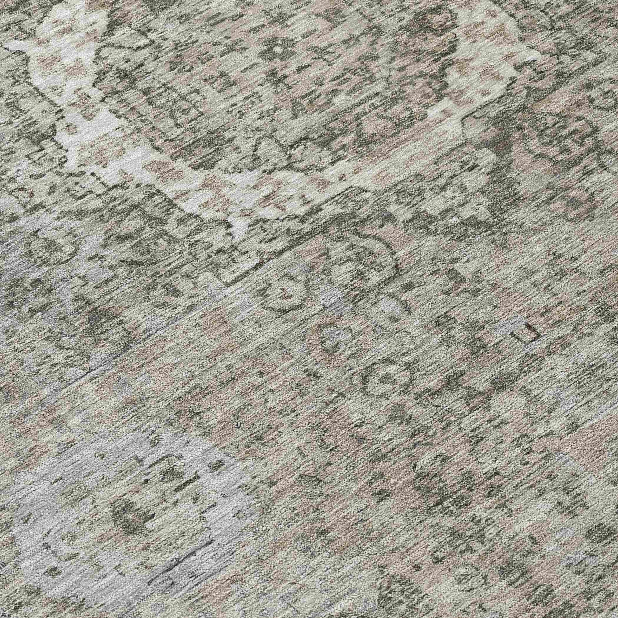 Addison Rugs Irias Gray Washable Indoor-Outdoor Rug