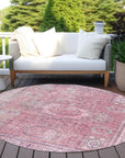 Addison Rugs Irias Pink Washable Indoor-Outdoor Rug