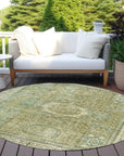Addison Rugs Irias Green Washable Indoor-Outdoor Rug