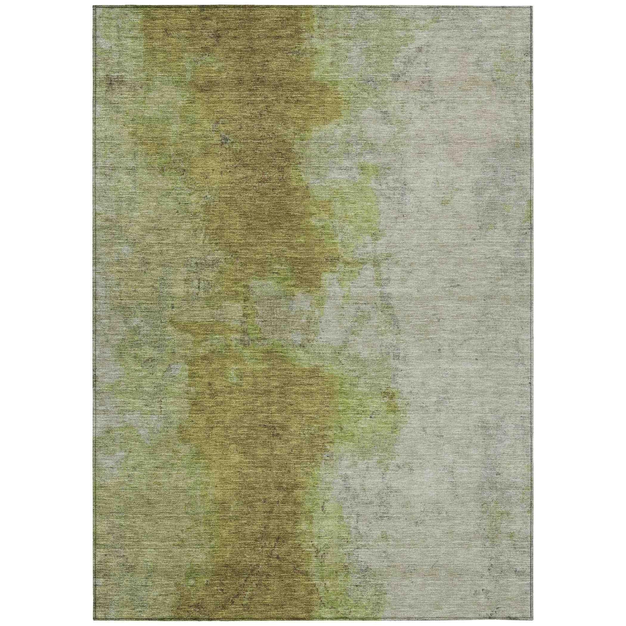 Addison Rugs Iriel Green Washable Indoor-Outdoor Rug