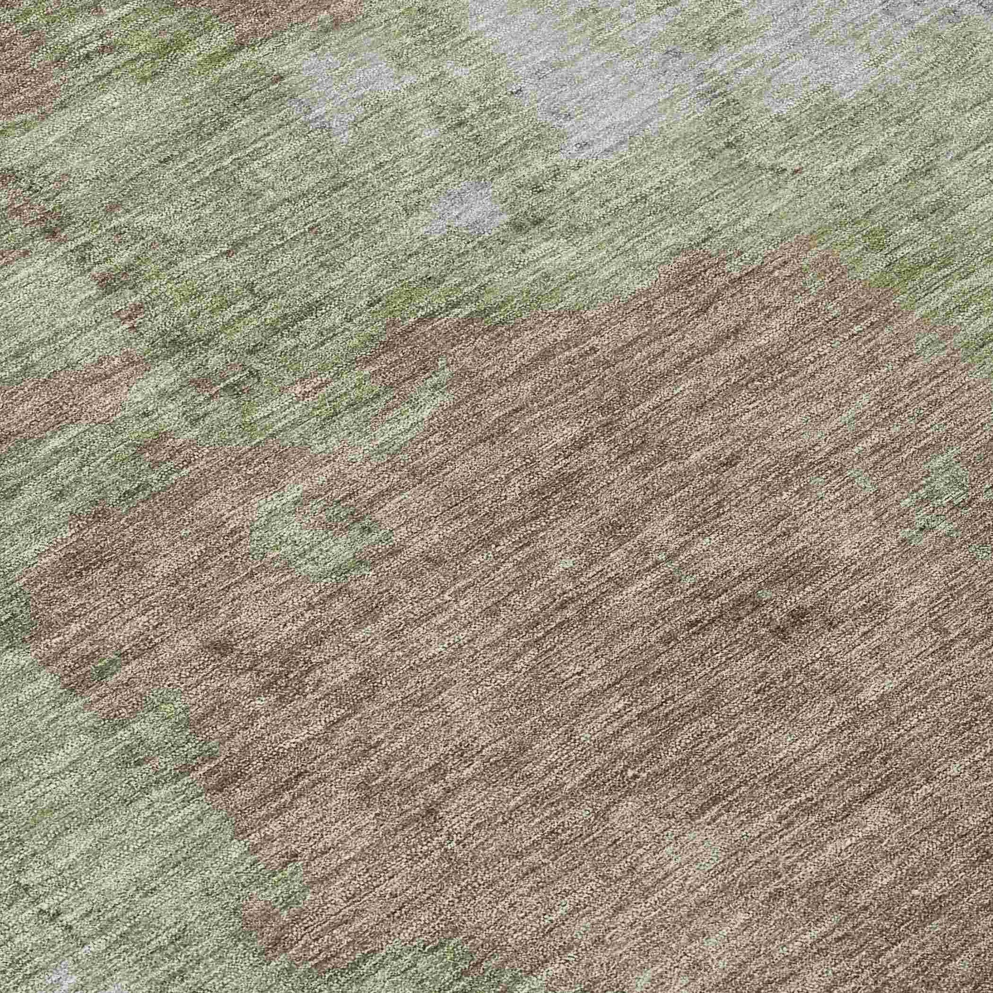 Addison Rugs Iriel Brown Washable Indoor-Outdoor Rug