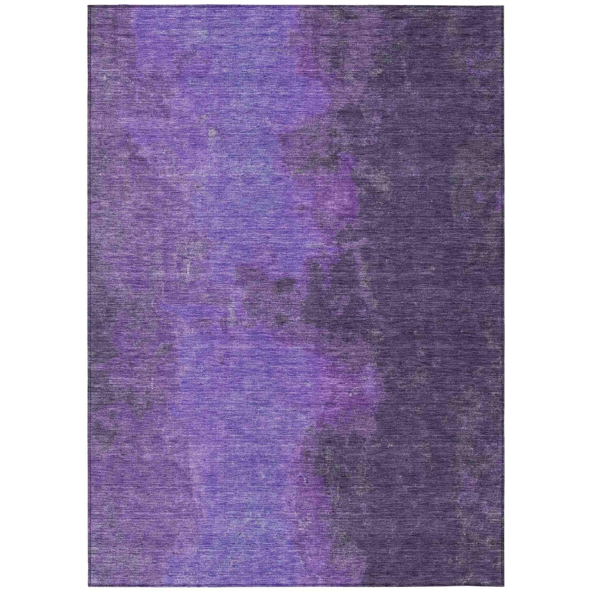 Addison Rugs Iriion Purple Washable Indoor-Outdoor Rug
