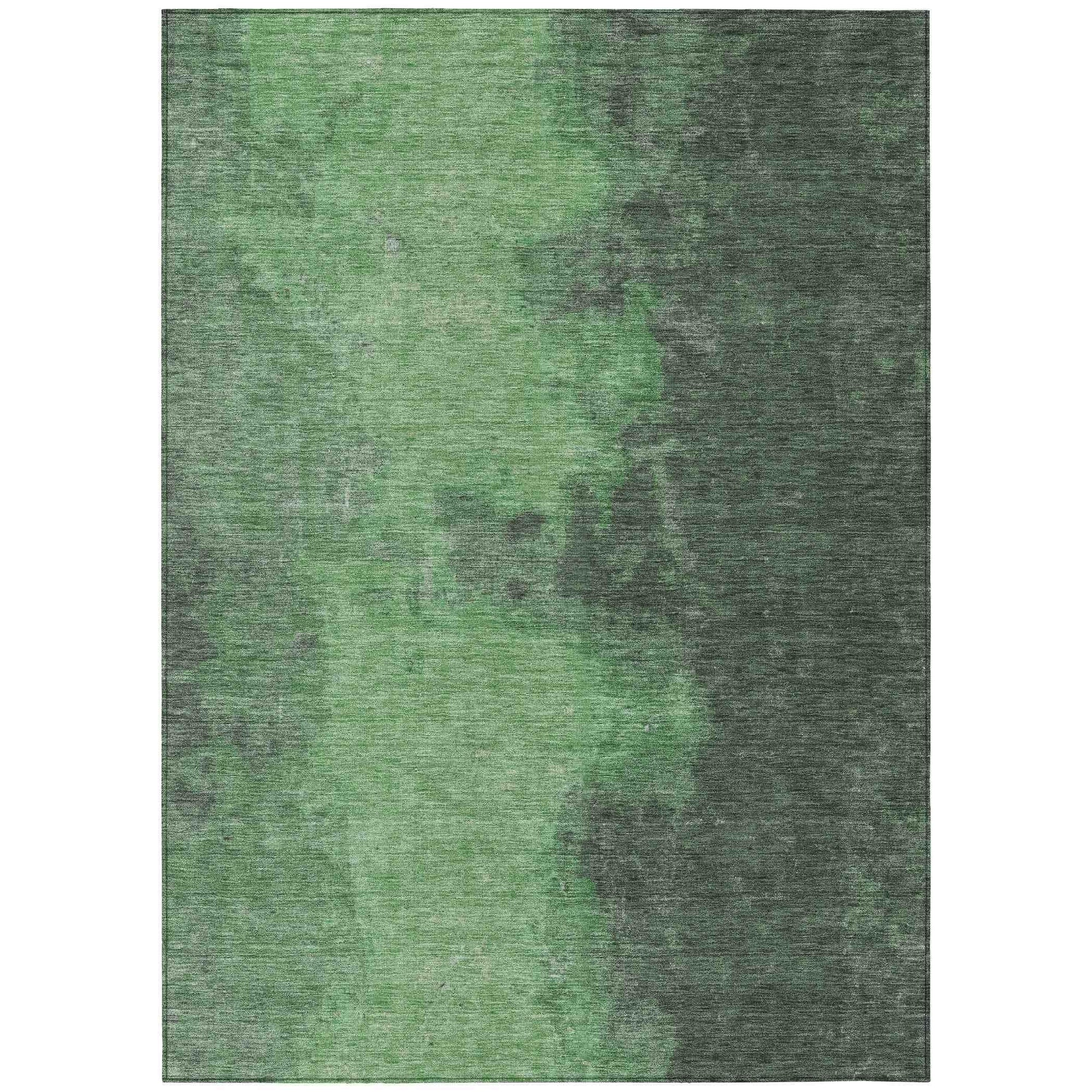 Addison Rugs Iriion Green Washable Indoor-Outdoor Rug