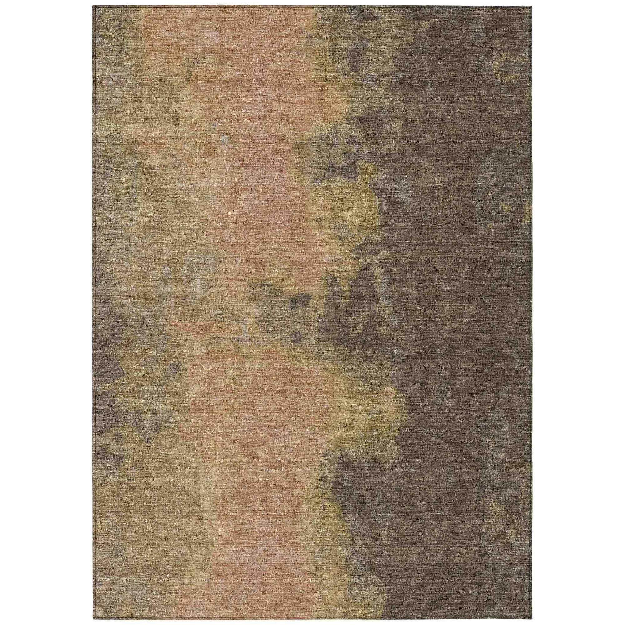 Addison Rugs Iriion Brown Washable Indoor-Outdoor Rug