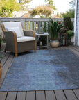 Addison Rugs Iriion Blue Washable Indoor-Outdoor Rug