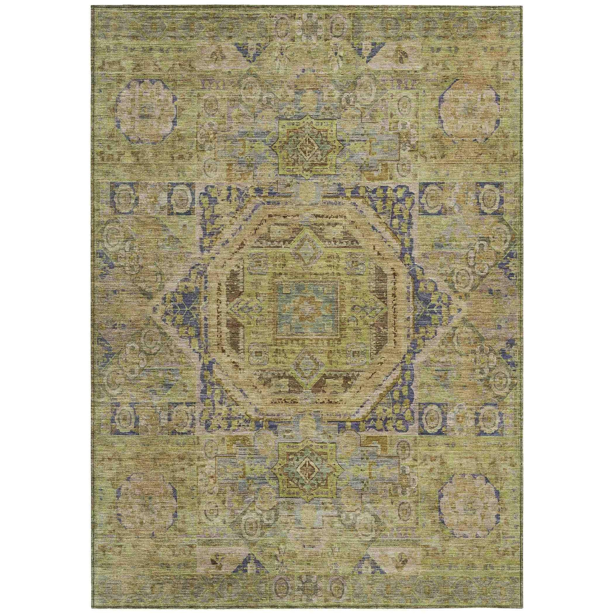 Addison Rugs Iriir Aloe Washable Indoor-Outdoor Rug