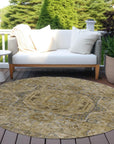 Addison Rugs Iriir Brown Washable Indoor-Outdoor Rug