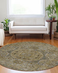 Addison Rugs Iriir Brown Washable Indoor-Outdoor Rug