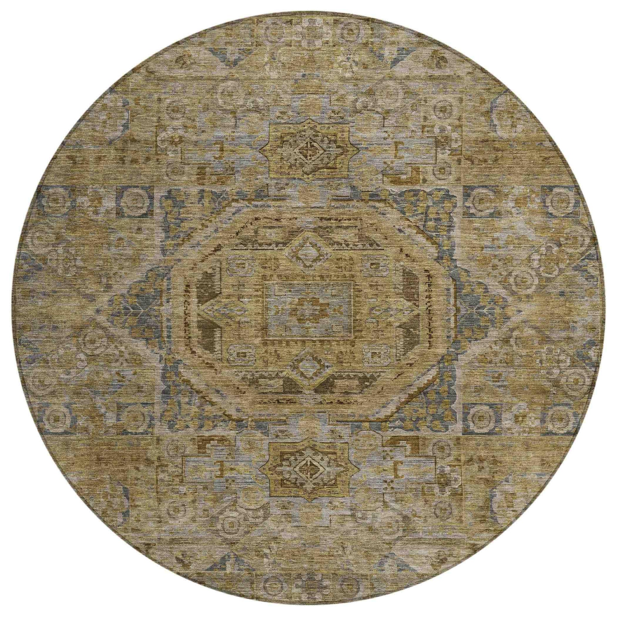 Addison Rugs Iriir Brown Washable Indoor-Outdoor Rug