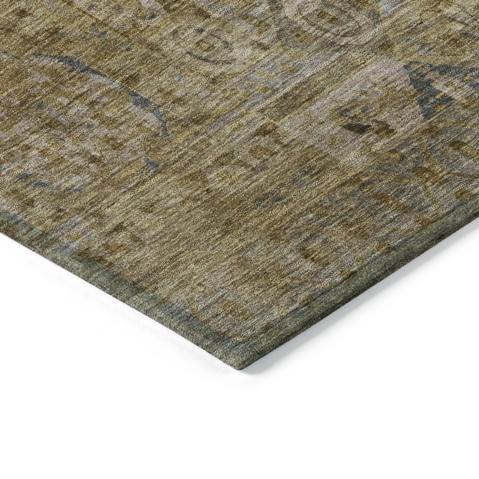Addison Rugs Iriir Brown Washable Indoor-Outdoor Rug