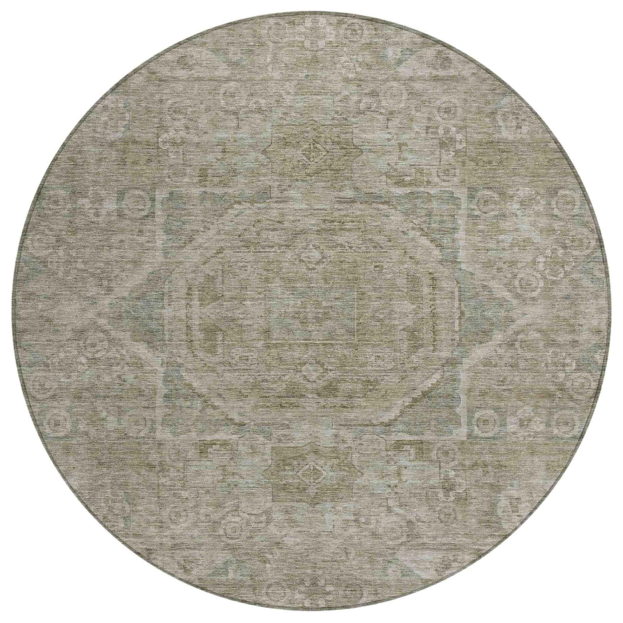 Addison Rugs Iriir Gray Washable Indoor-Outdoor Rug