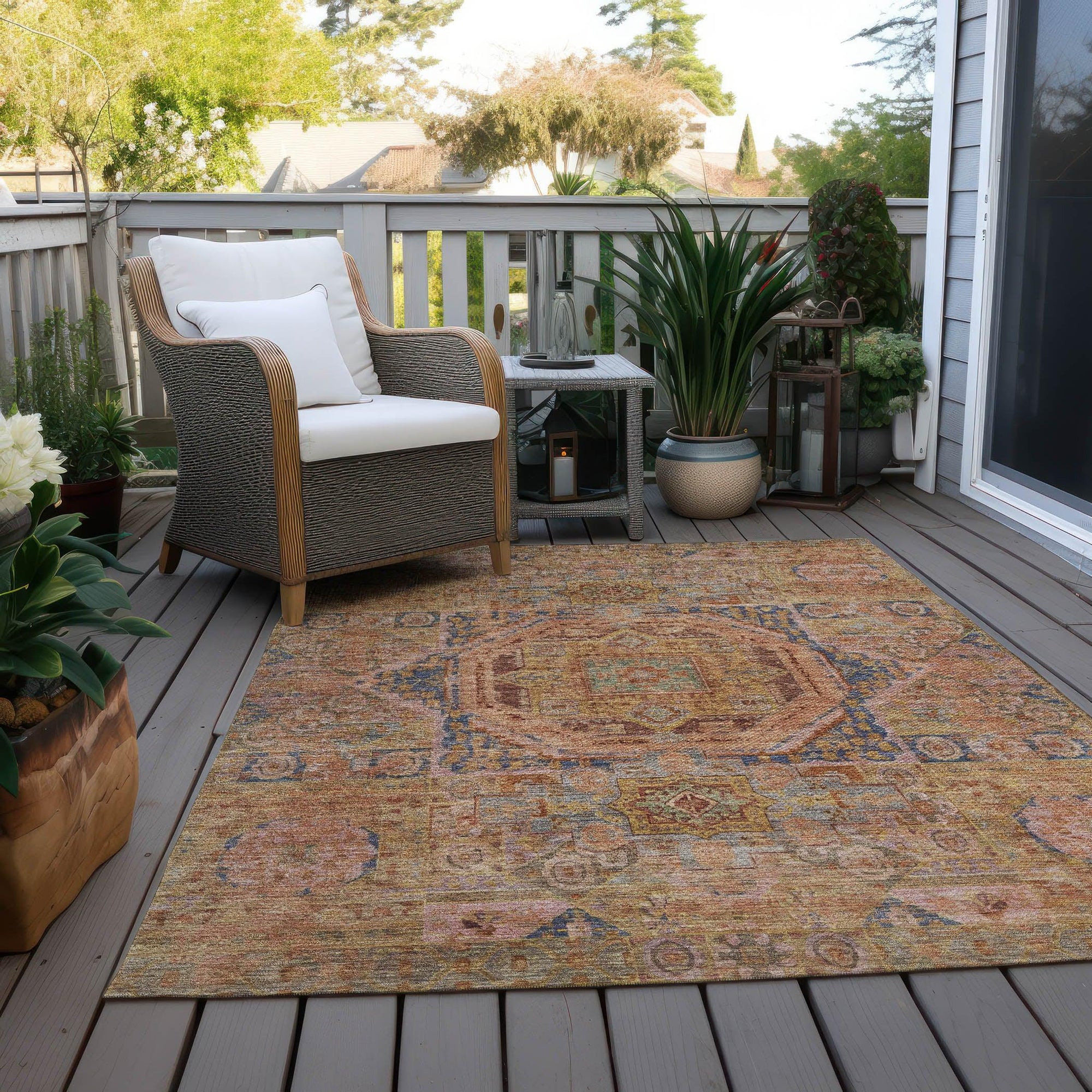 Addison Rugs Iriir Sage Washable Indoor-Outdoor Rug