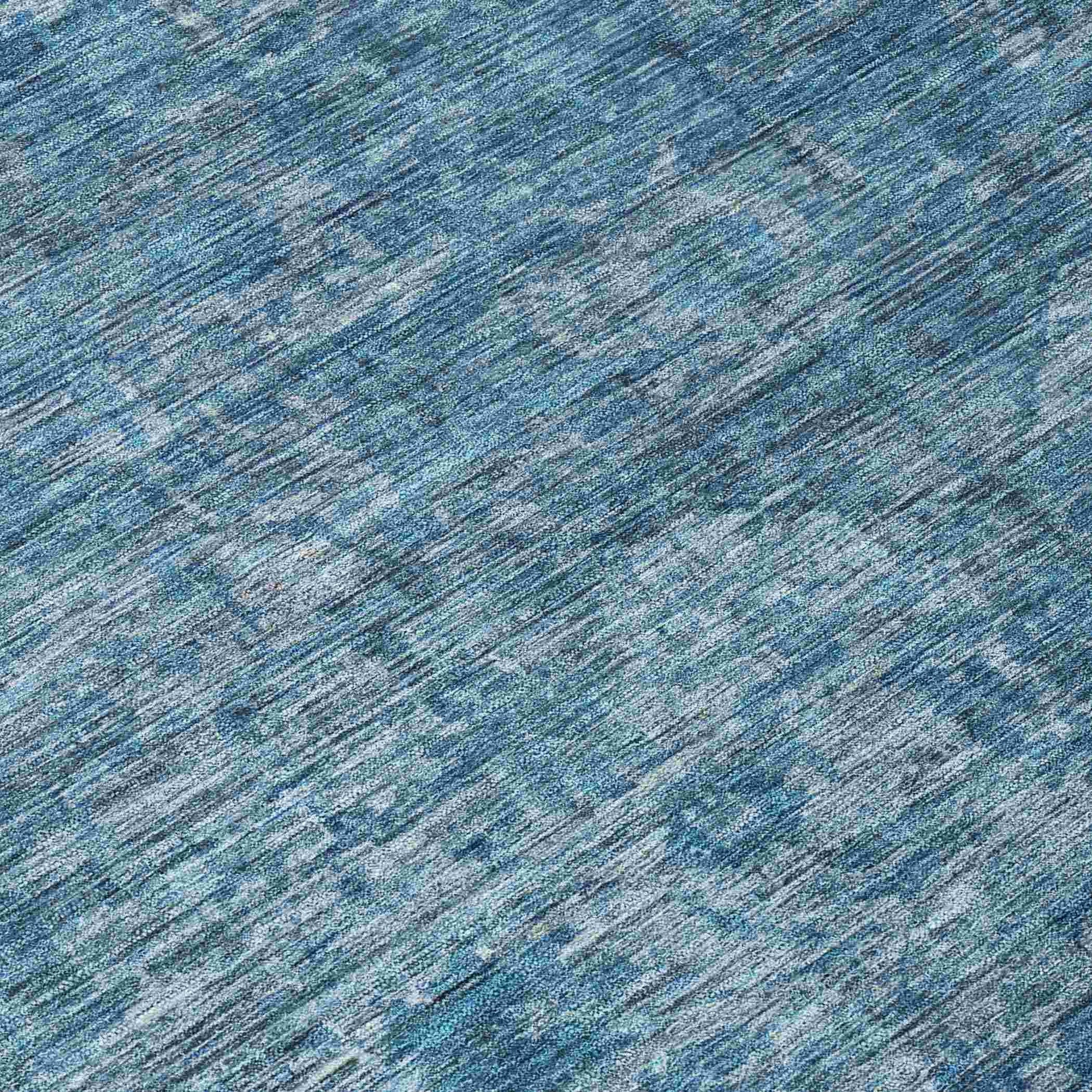 Addison Rugs Iriira Blue Washable Indoor-Outdoor Rug