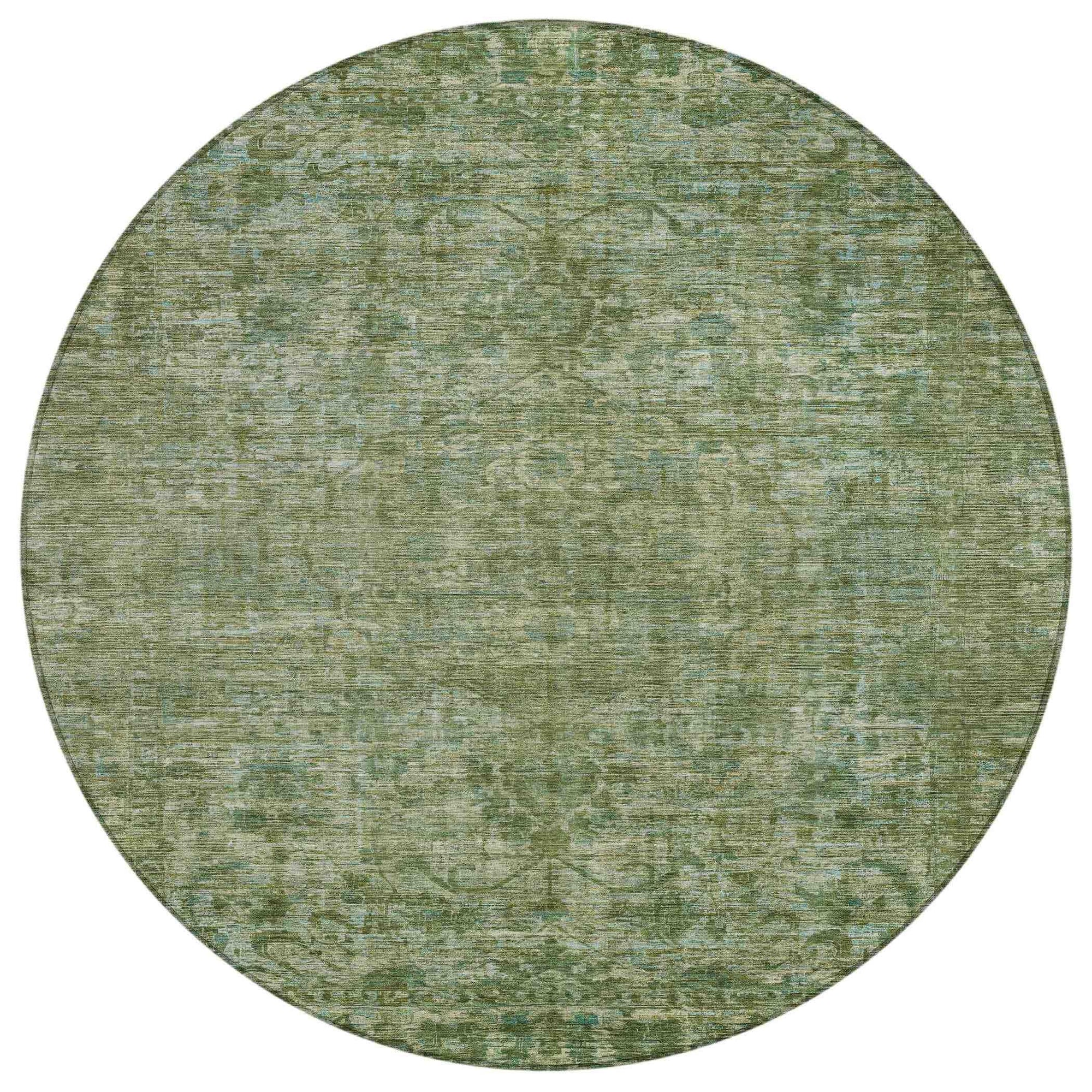 Addison Rugs Iriira Green Washable Indoor-Outdoor Rug