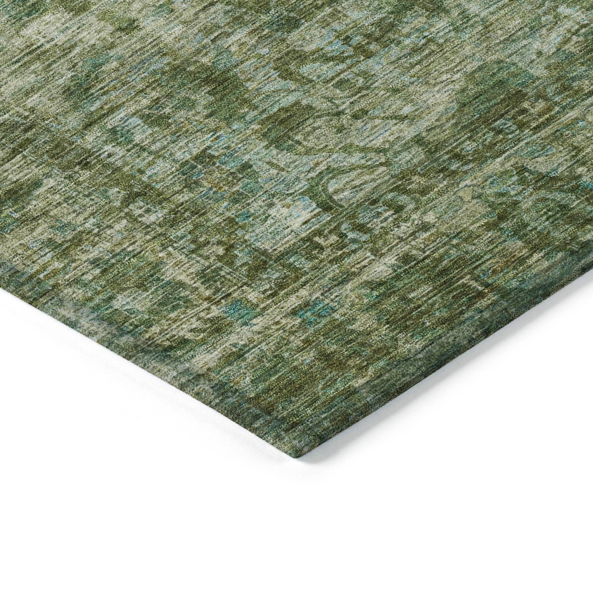 Addison Rugs Iriira Green Washable Indoor-Outdoor Rug