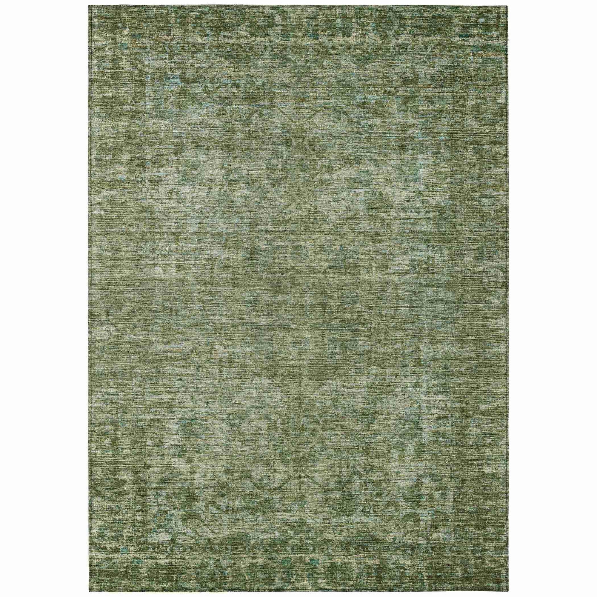Addison Rugs Iriira Green Washable Indoor-Outdoor Rug