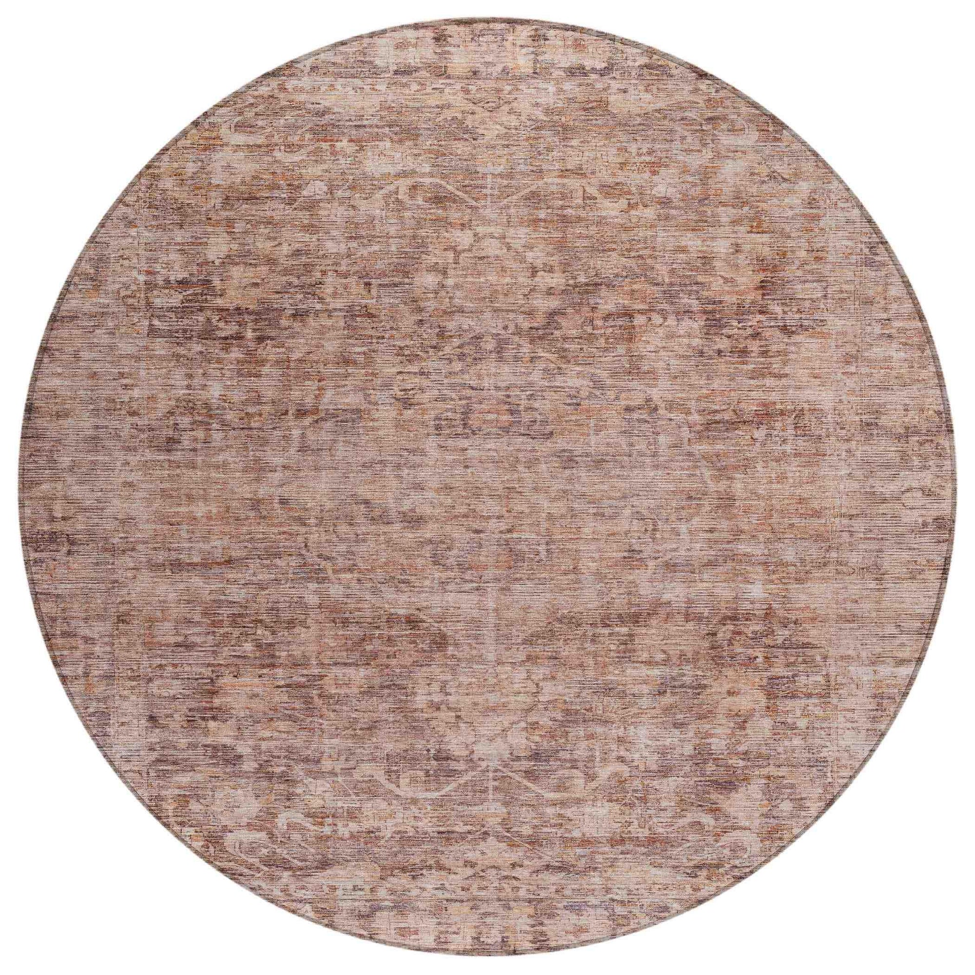 Addison Rugs Iriira Orange Washable Indoor-Outdoor Rug