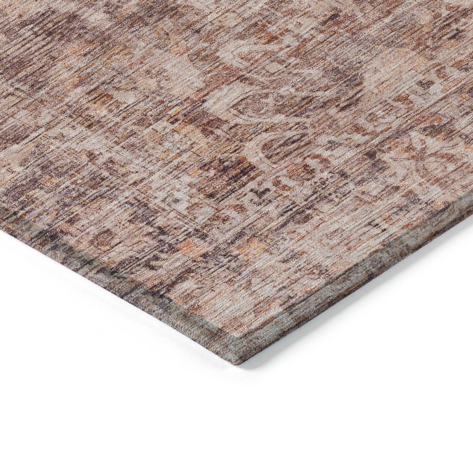 Addison Rugs Iriira Orange Washable Indoor-Outdoor Rug