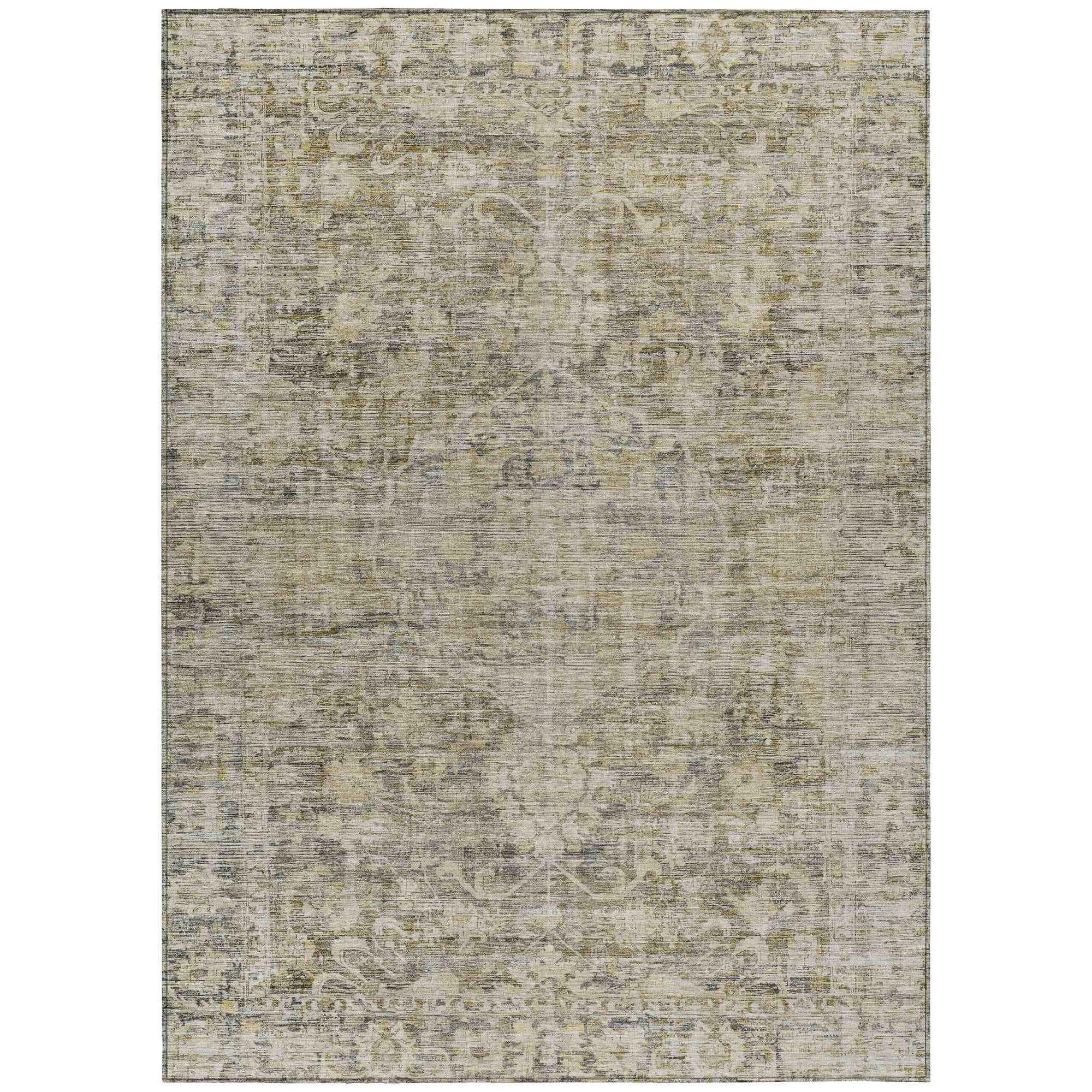 Addison Rugs Iriira Gray Washable Indoor-Outdoor Rug