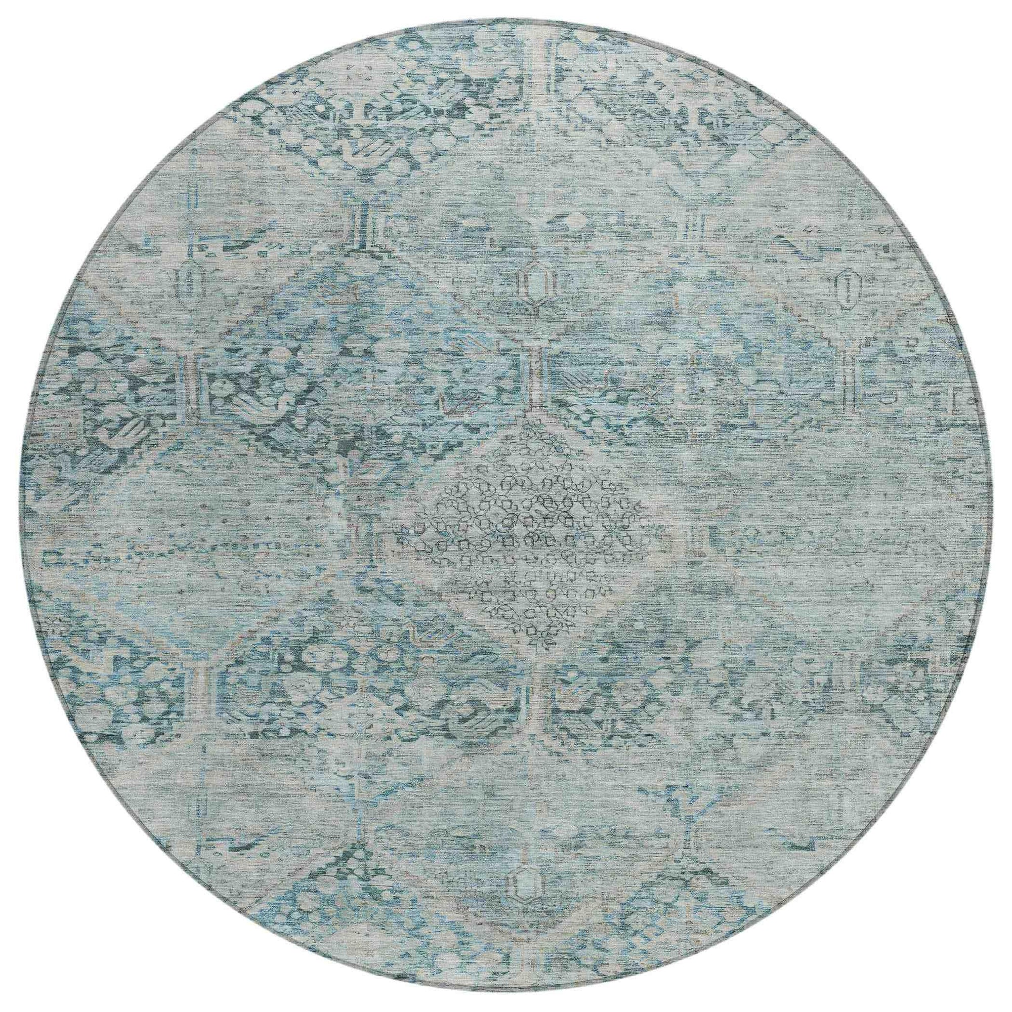 Addison Rugs Iriius Blue Washable Indoor-Outdoor Rug