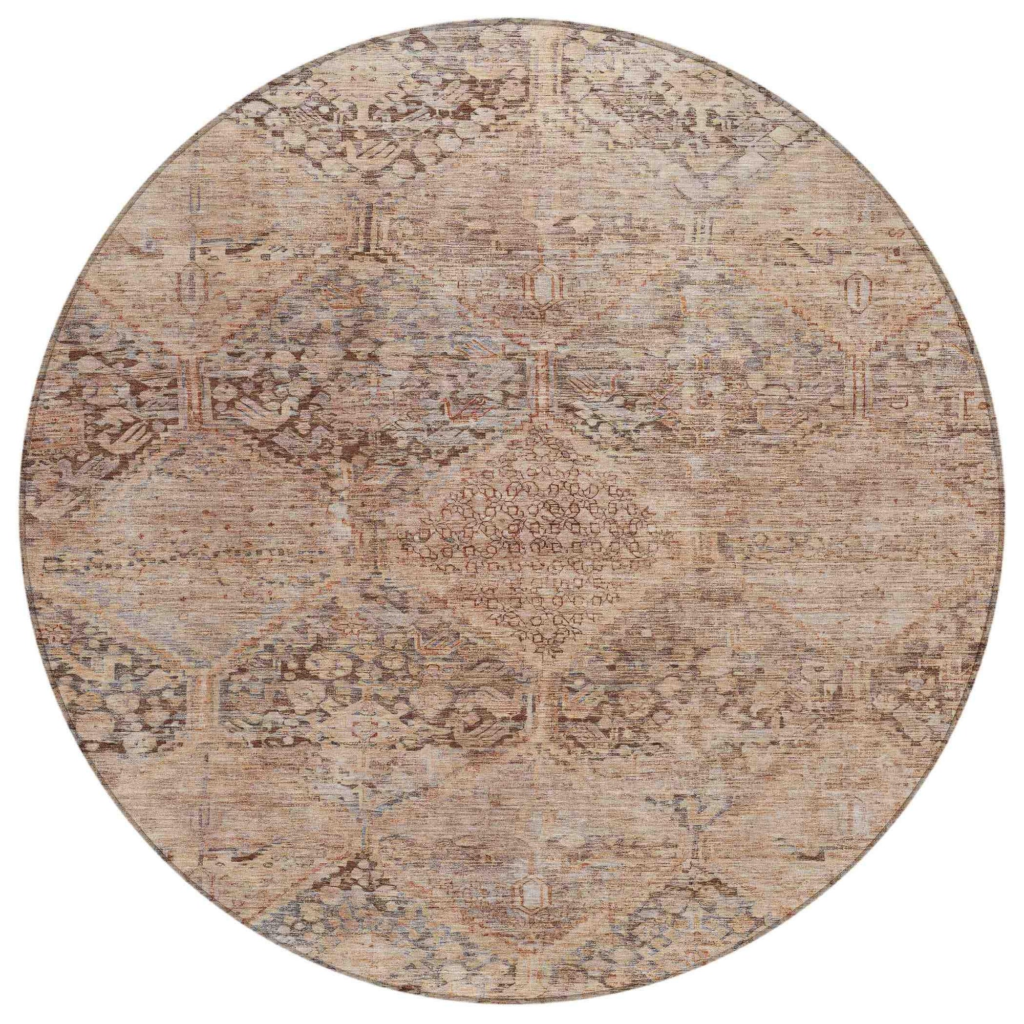 Addison Rugs Iriius Orange Washable Indoor-Outdoor Rug