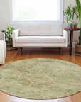 Addison Rugs Iriius Green Washable Indoor-Outdoor Rug