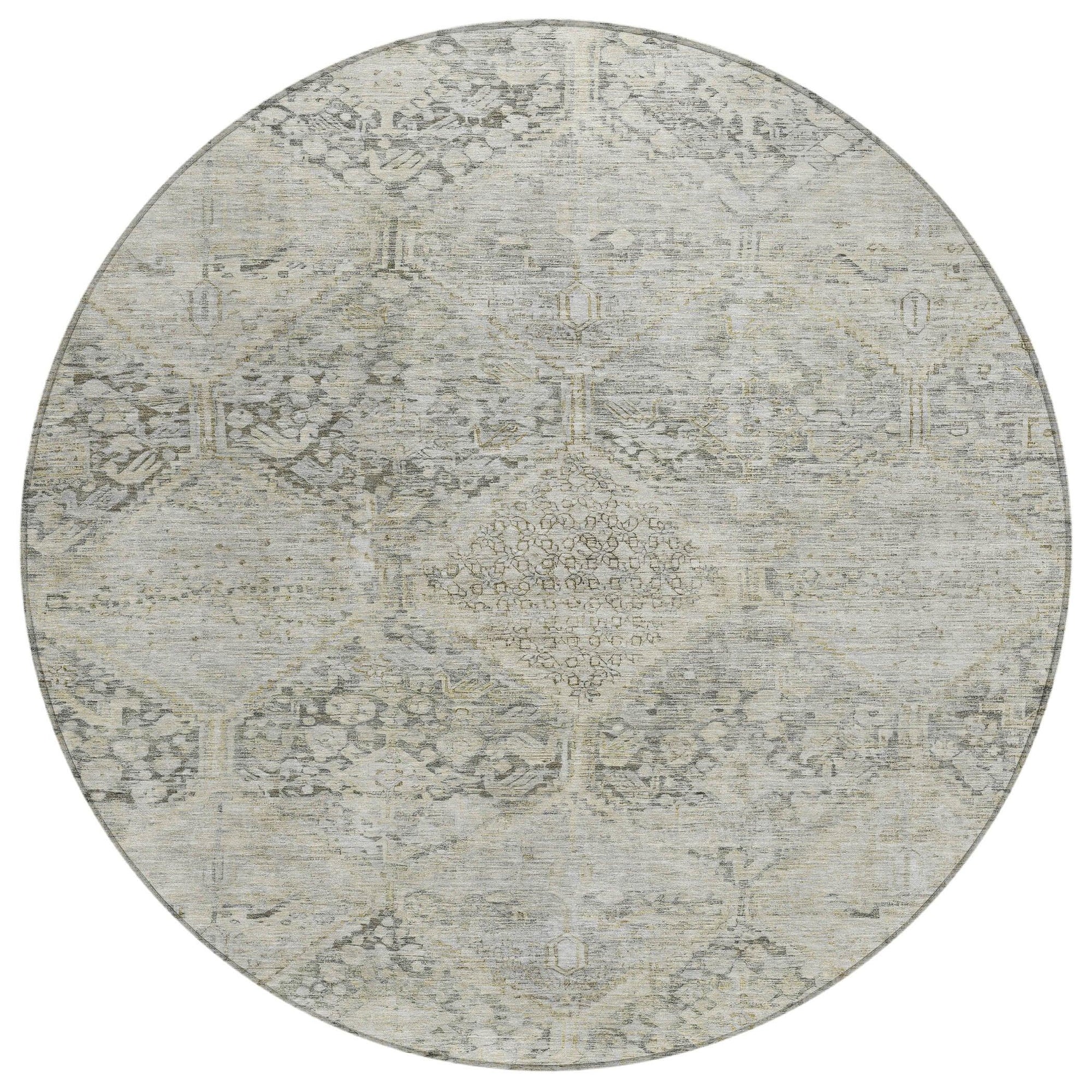 Addison Rugs Iriius Gray Washable Indoor-Outdoor Rug