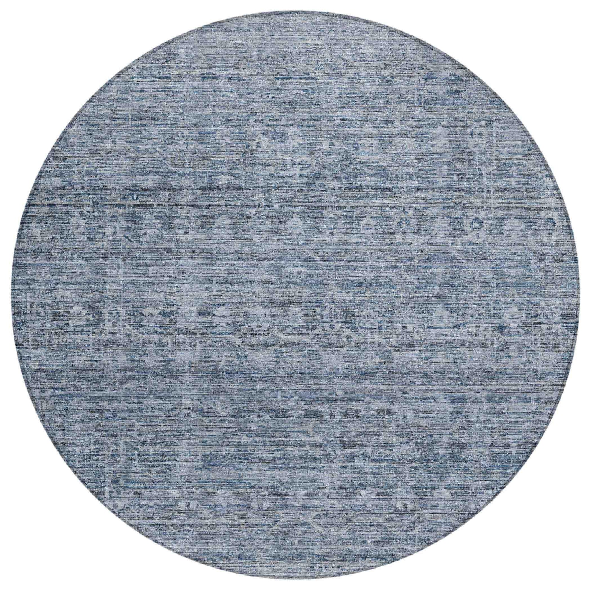 Addison Rugs Irion Blue Washable Indoor-Outdoor Rug