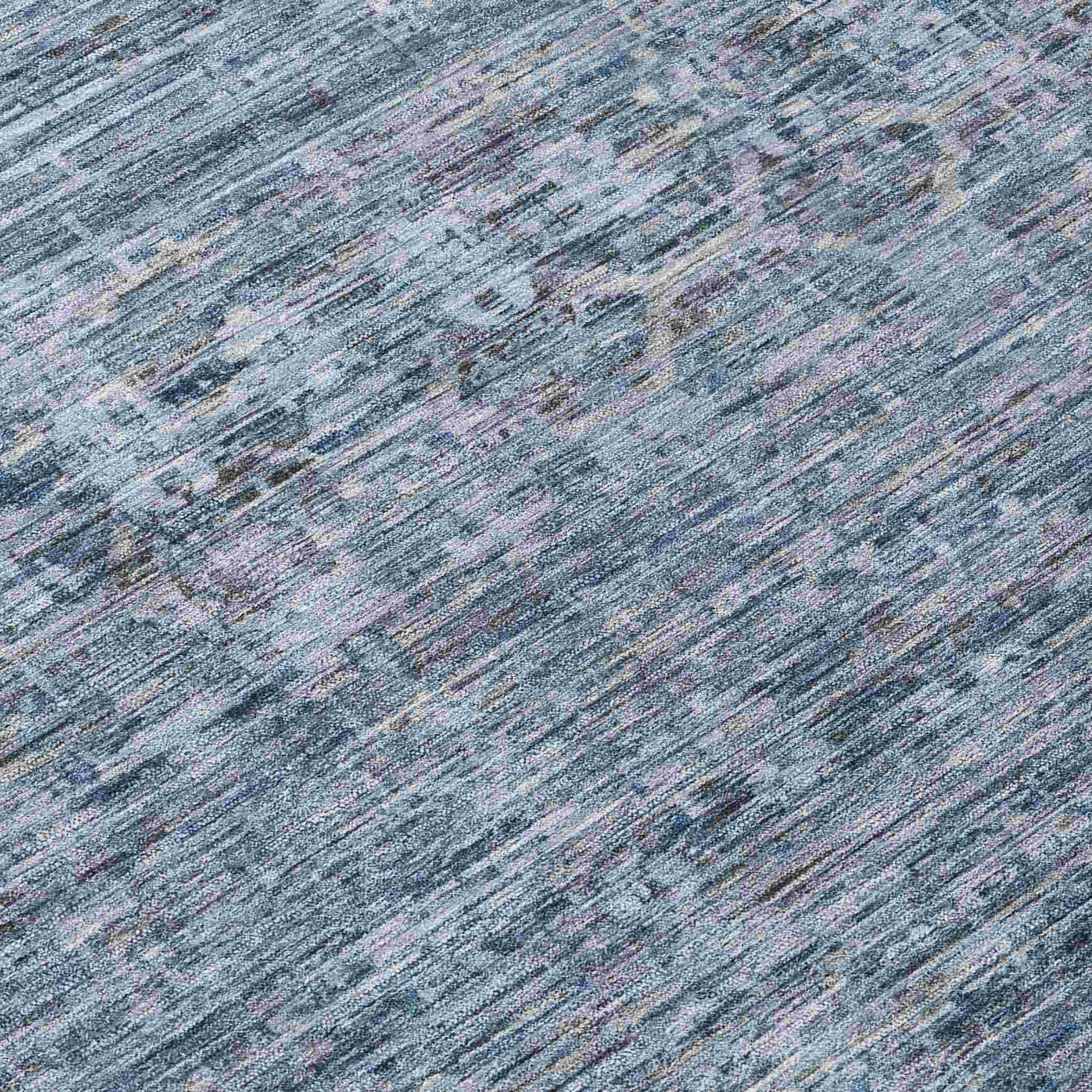 Addison Rugs Irion Blue Washable Indoor-Outdoor Rug