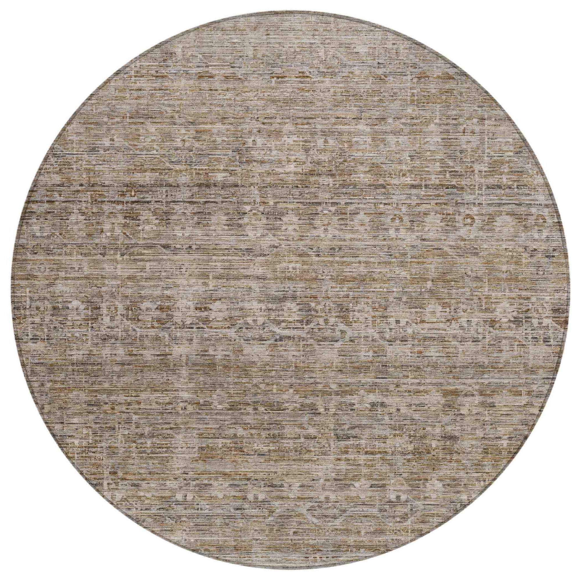 Addison Rugs Irion Brown Washable Indoor-Outdoor Rug