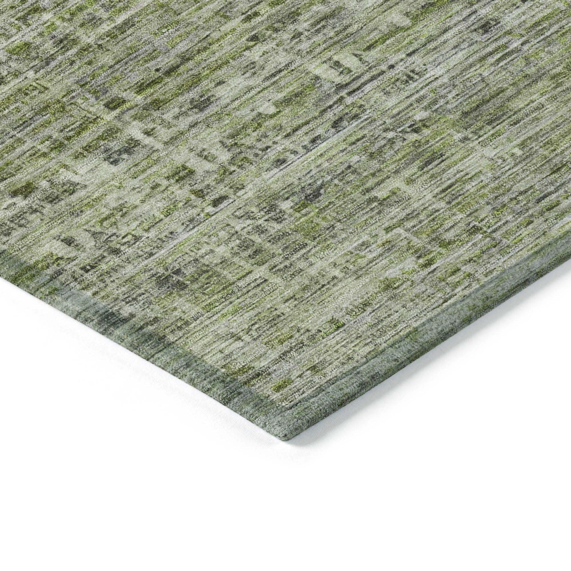 Addison Rugs Irion Green Washable Indoor-Outdoor Rug