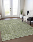 Addison Rugs Irion Green Washable Indoor-Outdoor Rug
