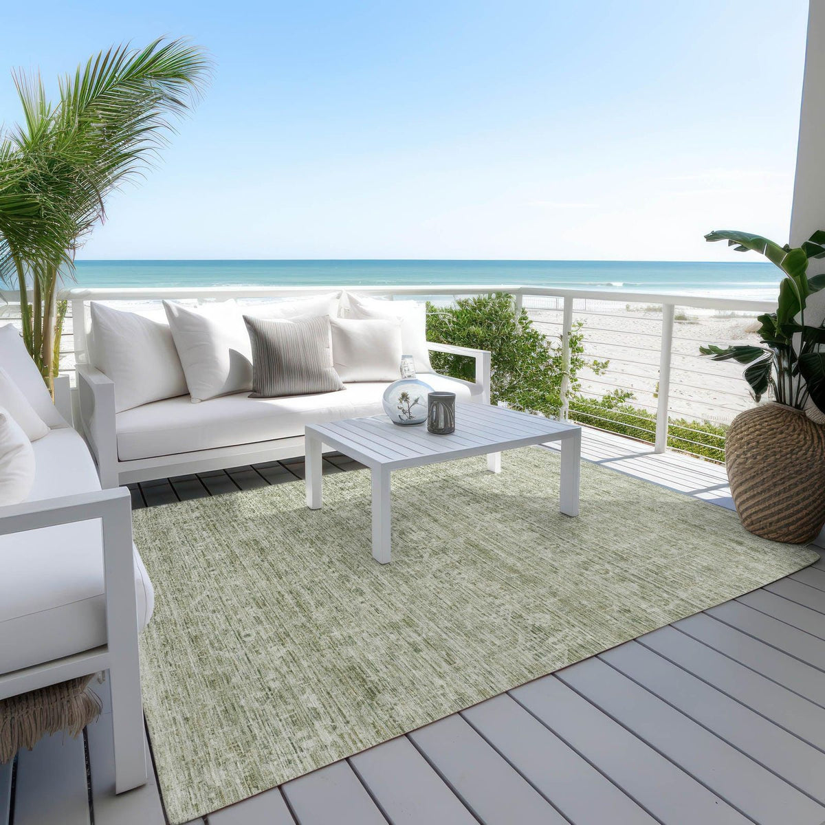 Addison Rugs Irion Sage Washable Indoor-Outdoor Rug