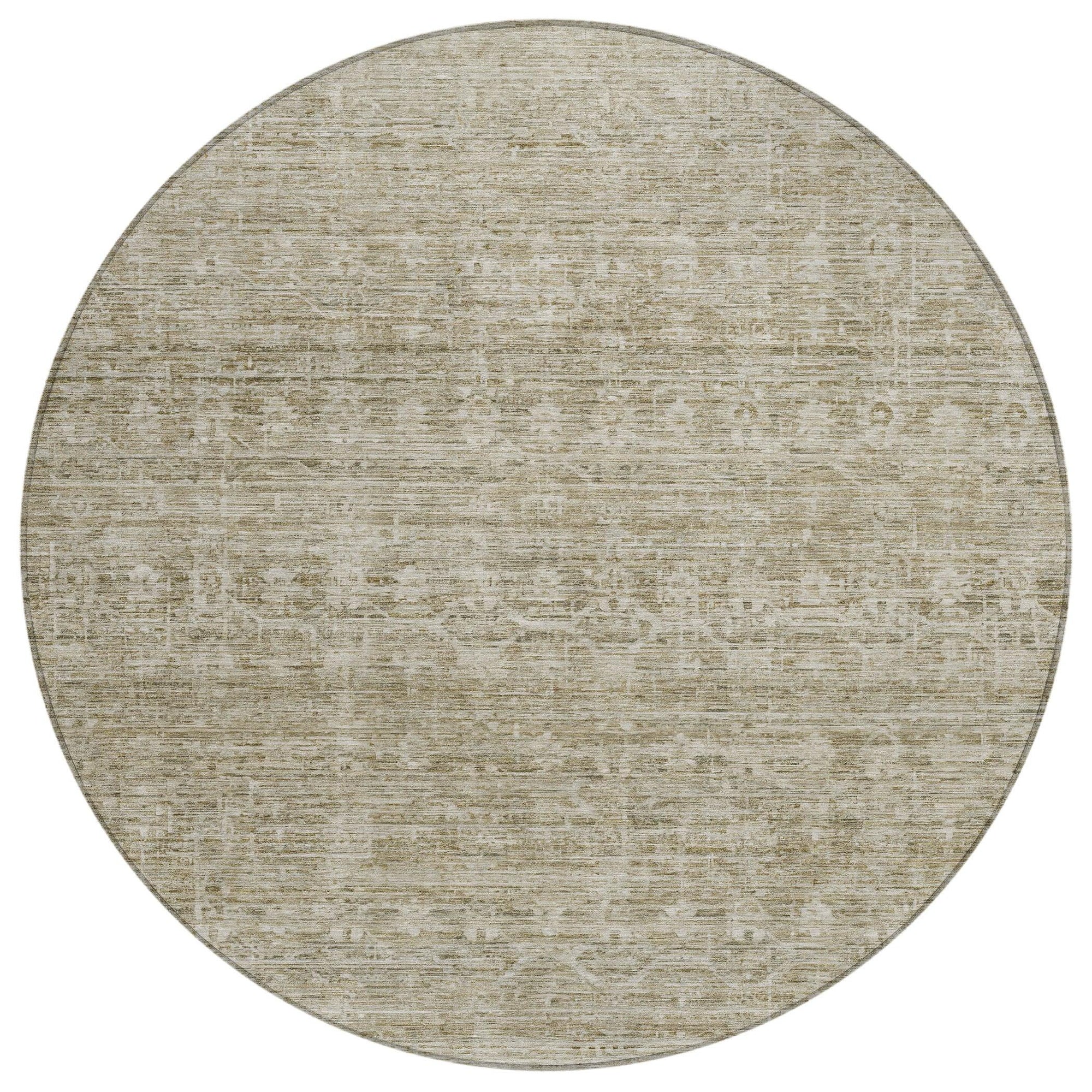 Addison Rugs Irion Taupe Washable Indoor-Outdoor Rug