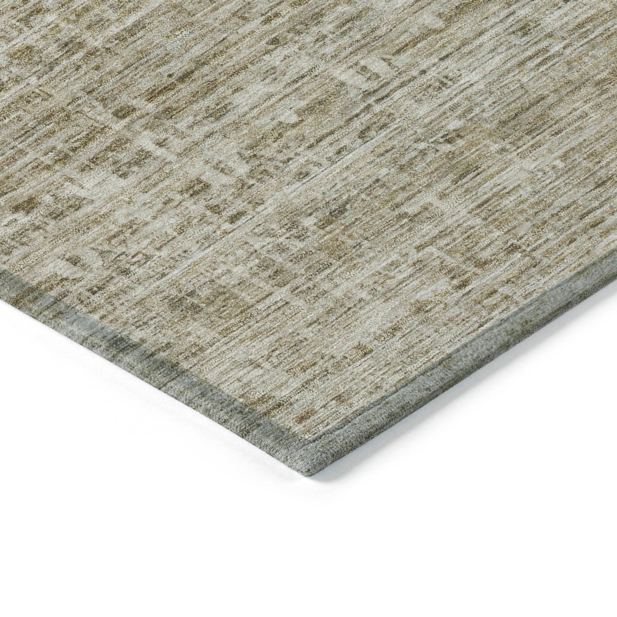 Addison Rugs Irion Taupe Washable Indoor-Outdoor Rug