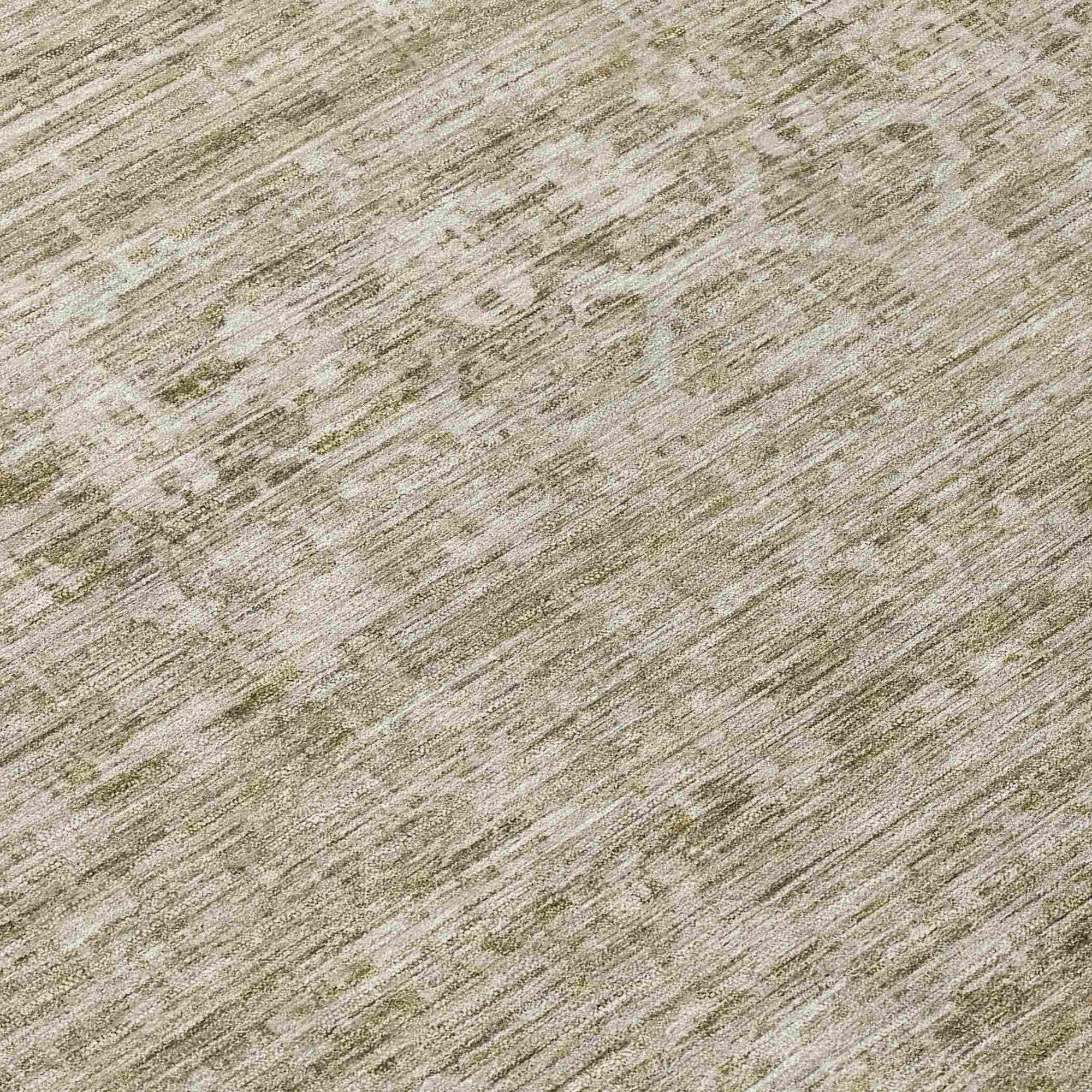 Addison Rugs Irion Taupe Washable Indoor-Outdoor Rug