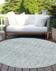 Addison Rugs Irion Teal Washable Indoor-Outdoor Rug