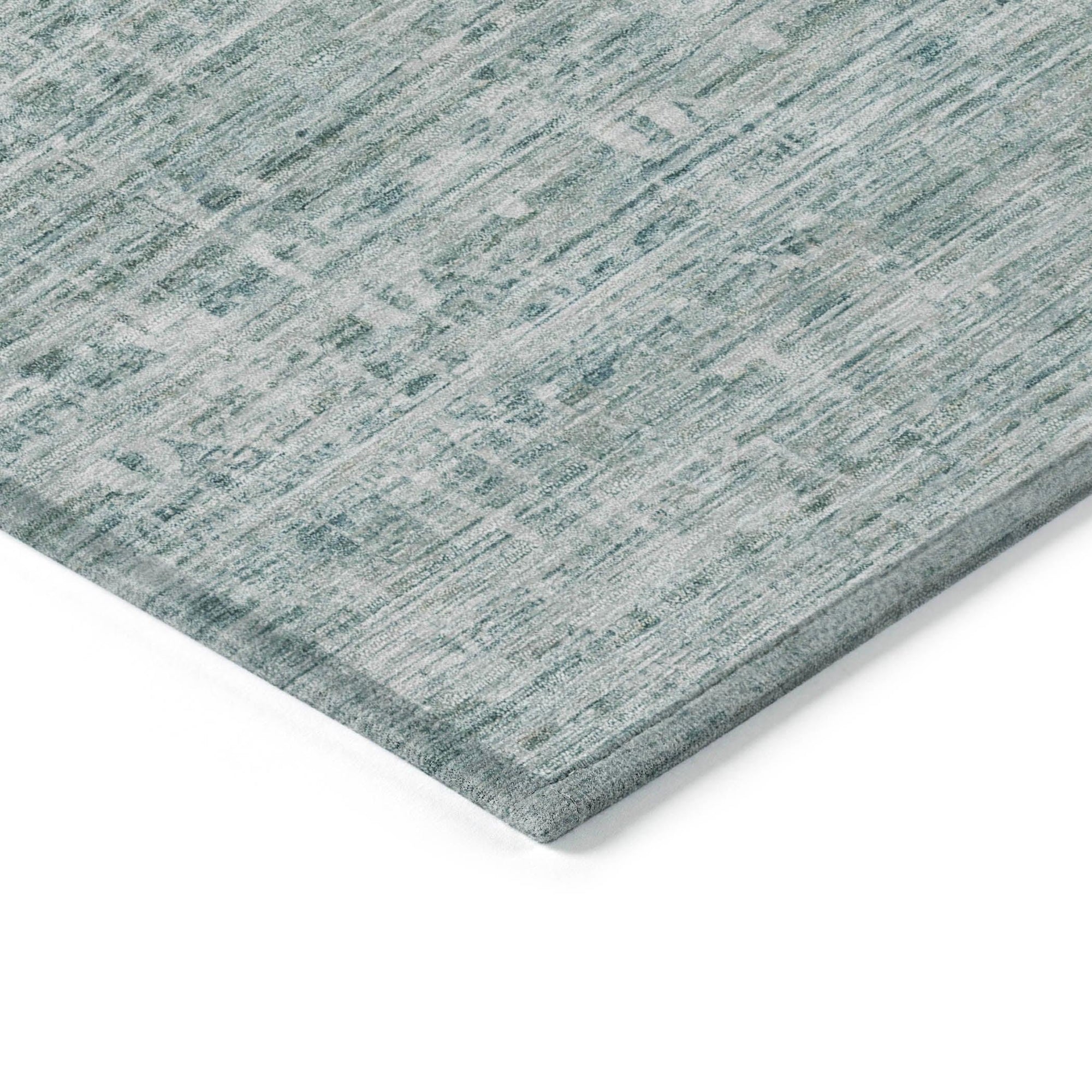 Addison Rugs Irion Teal Washable Indoor-Outdoor Rug