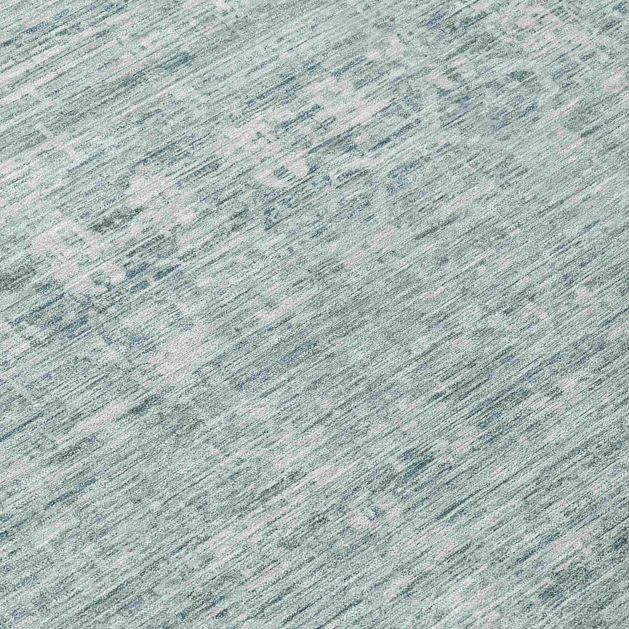Addison Rugs Irion Teal Washable Indoor-Outdoor Rug