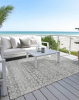 Addison Rugs Irior Gray Washable Indoor-Outdoor Rug