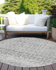Addison Rugs Irior Gray Washable Indoor-Outdoor Rug