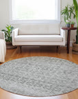 Addison Rugs Irior Gray Washable Indoor-Outdoor Rug