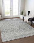 Addison Rugs Irior Gray Washable Indoor-Outdoor Rug