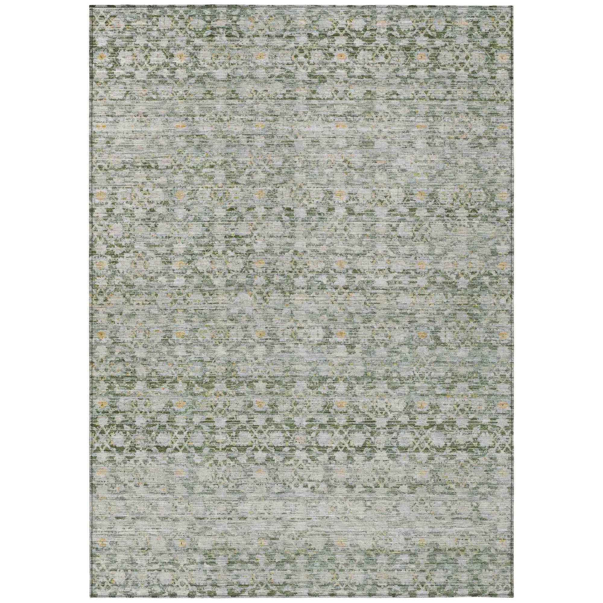 Addison Rugs Irior Green Washable Indoor-Outdoor Rug
